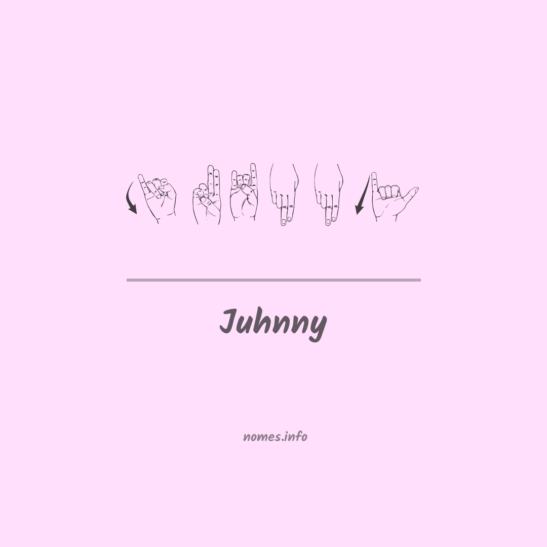 Juhnny em Libras