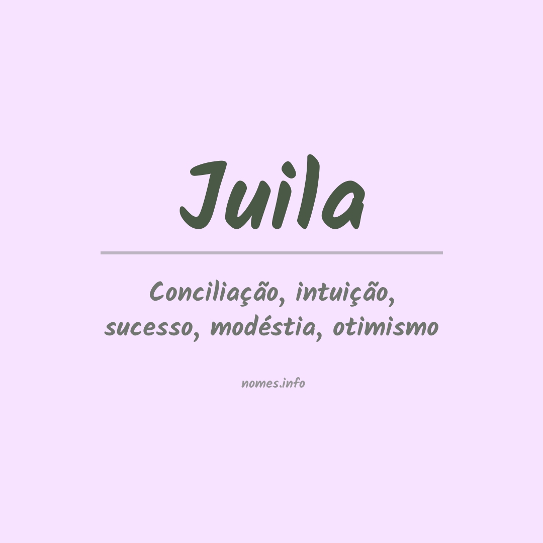 Significado do nome Juila