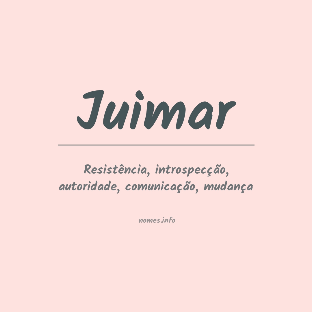 Significado do nome Juimar