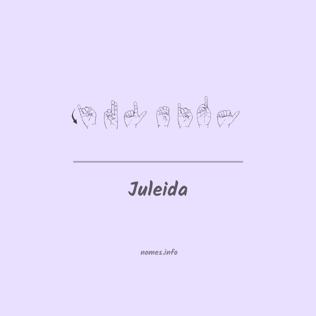 Juleida em Libras