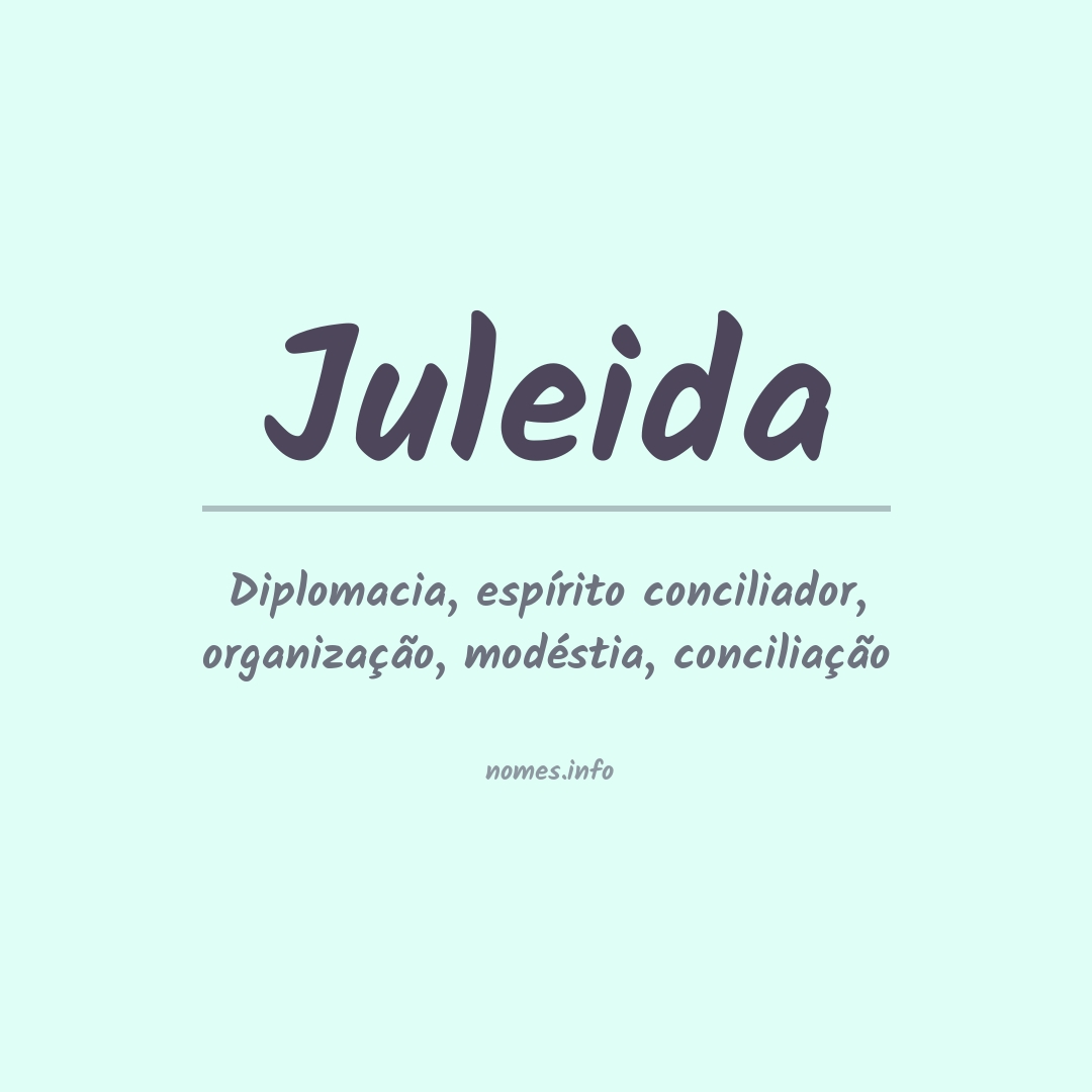 Significado do nome Juleida