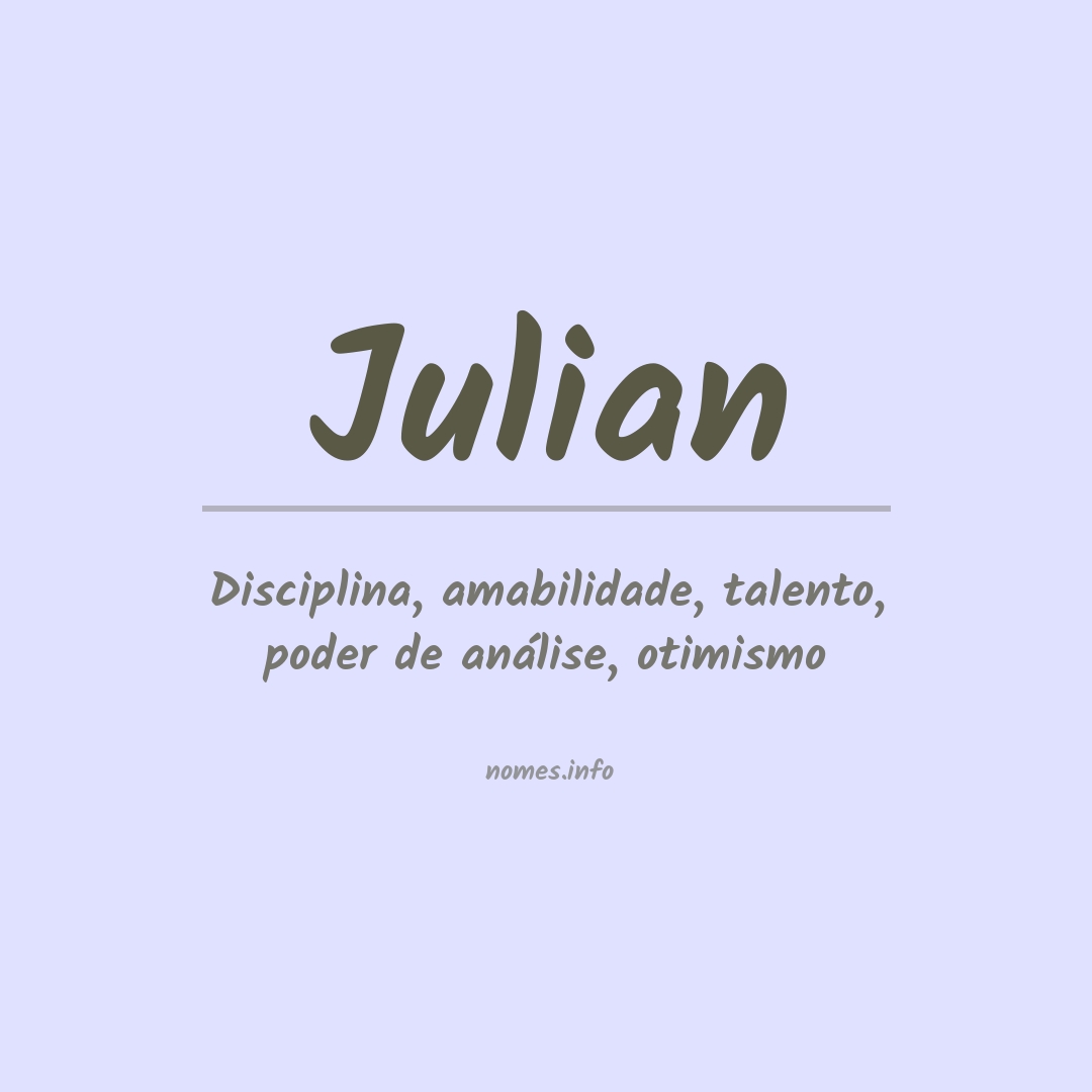 Significado do nome Julian