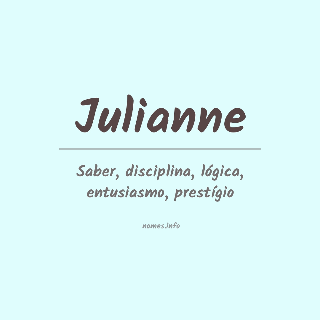 Significado do nome Julianne