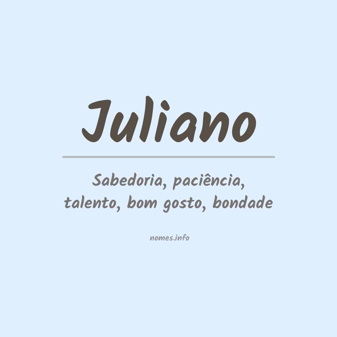 Significado do nome Juliano
