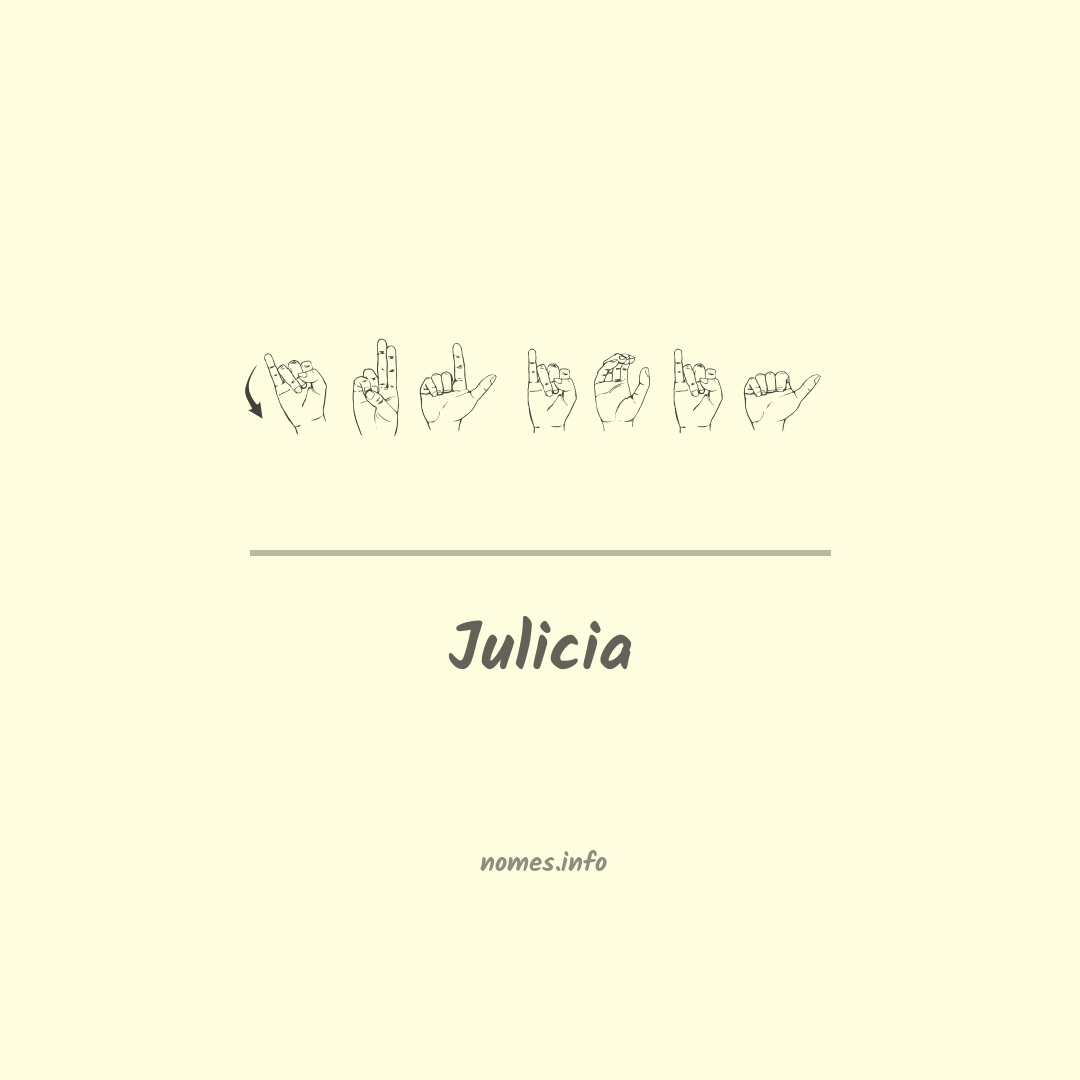 Julicia em Libras