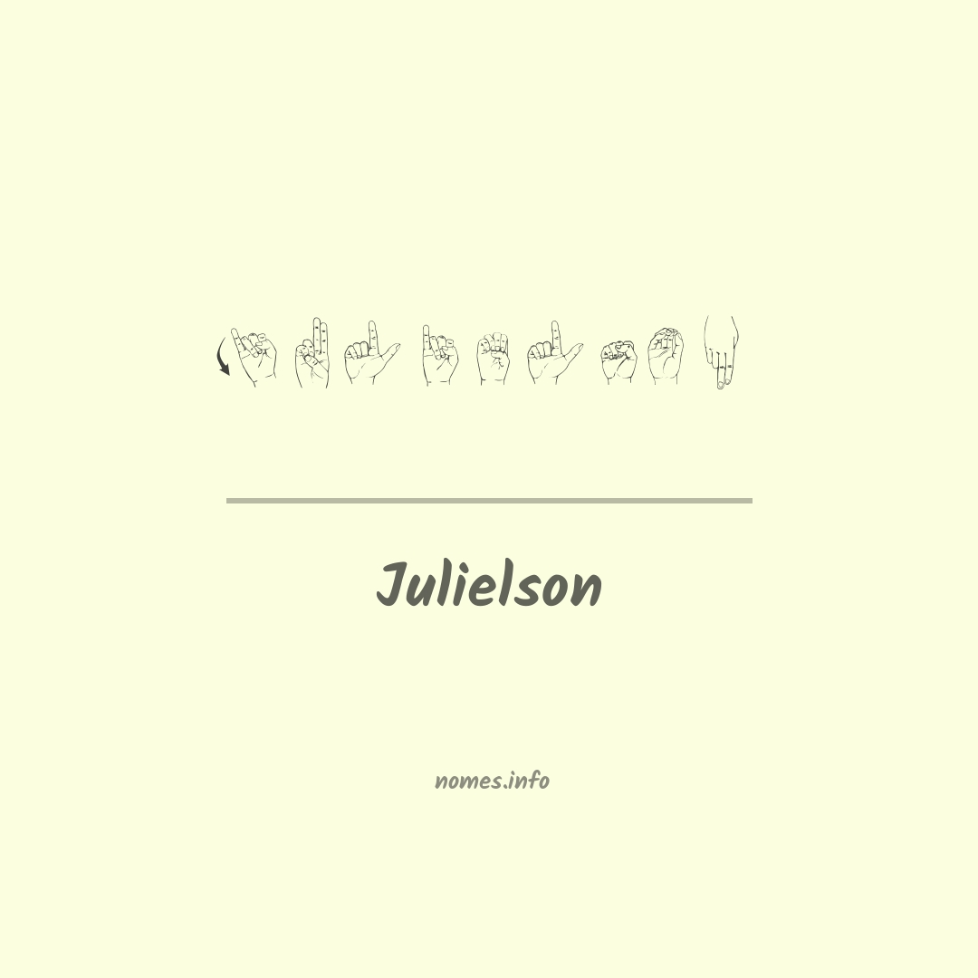 Julielson em Libras