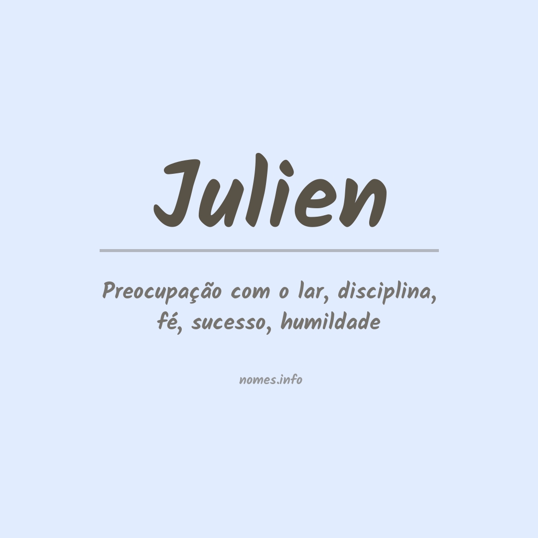 Significado do nome Julien