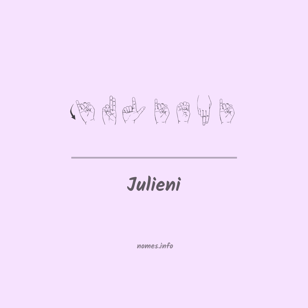 Julieni em Libras