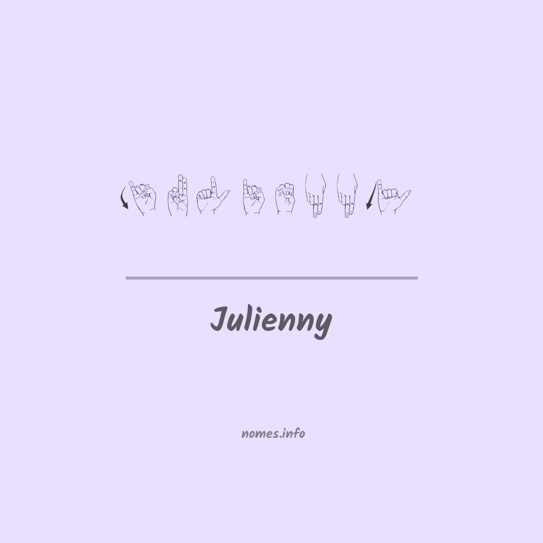 Julienny em Libras
