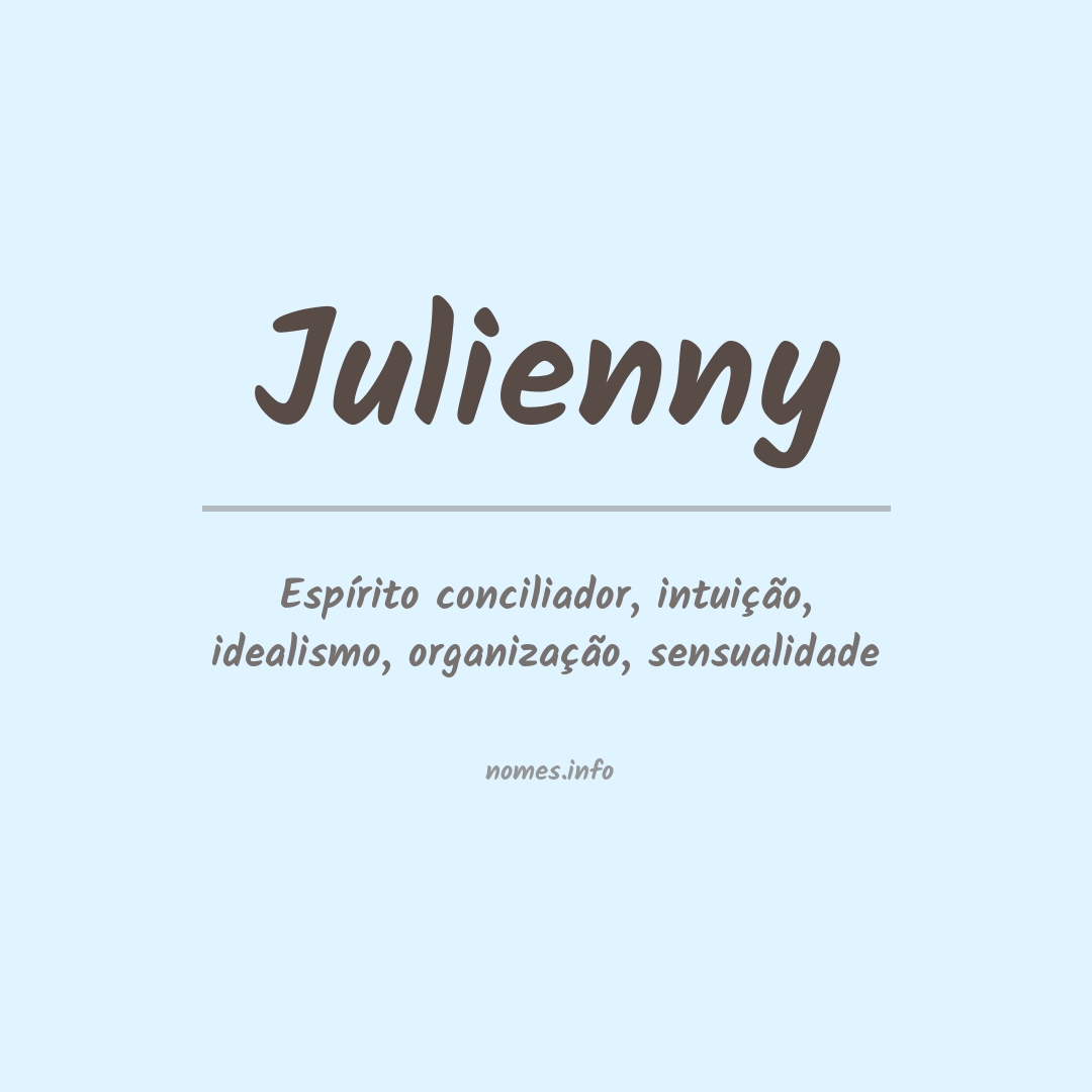 Significado do nome Julienny