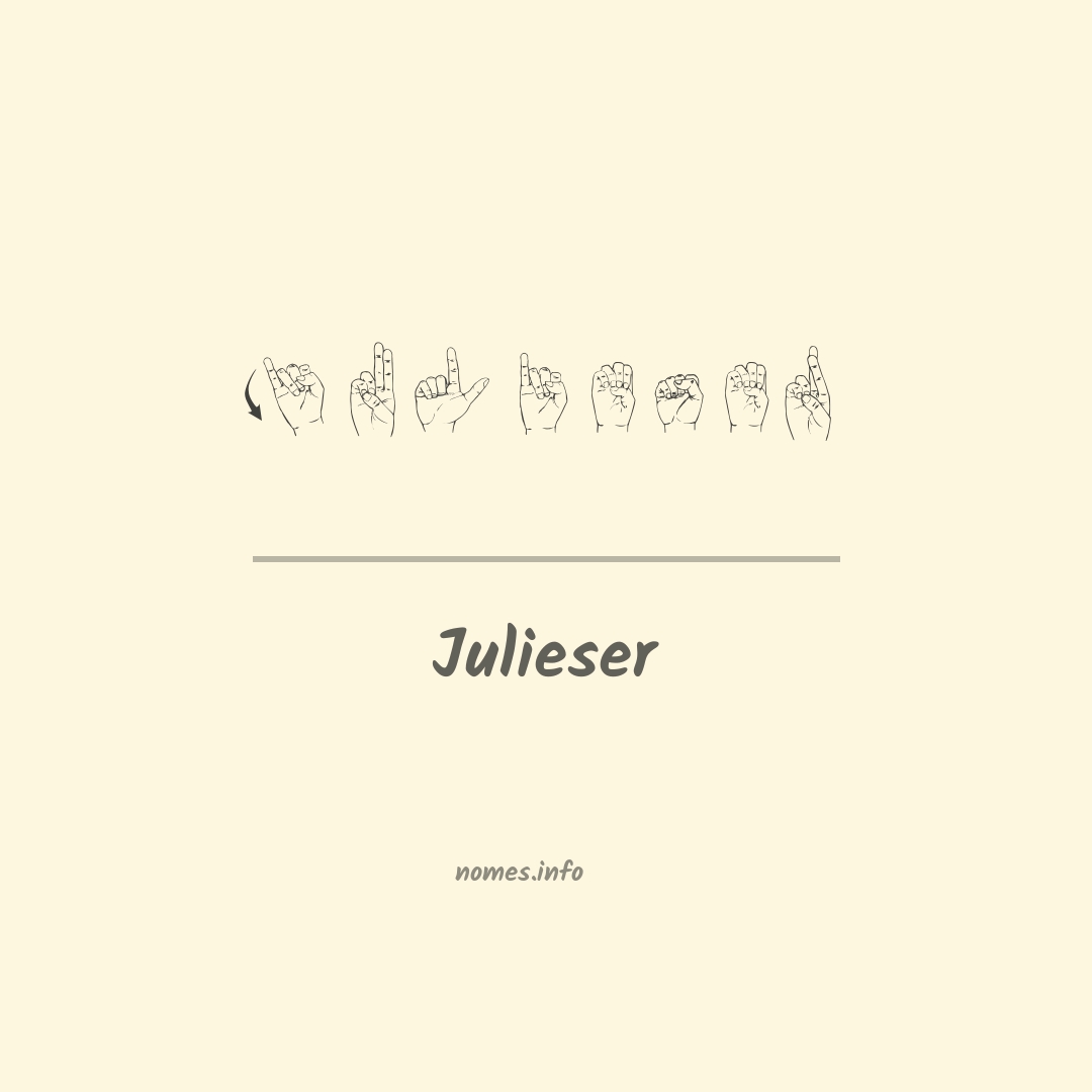 Julieser em Libras
