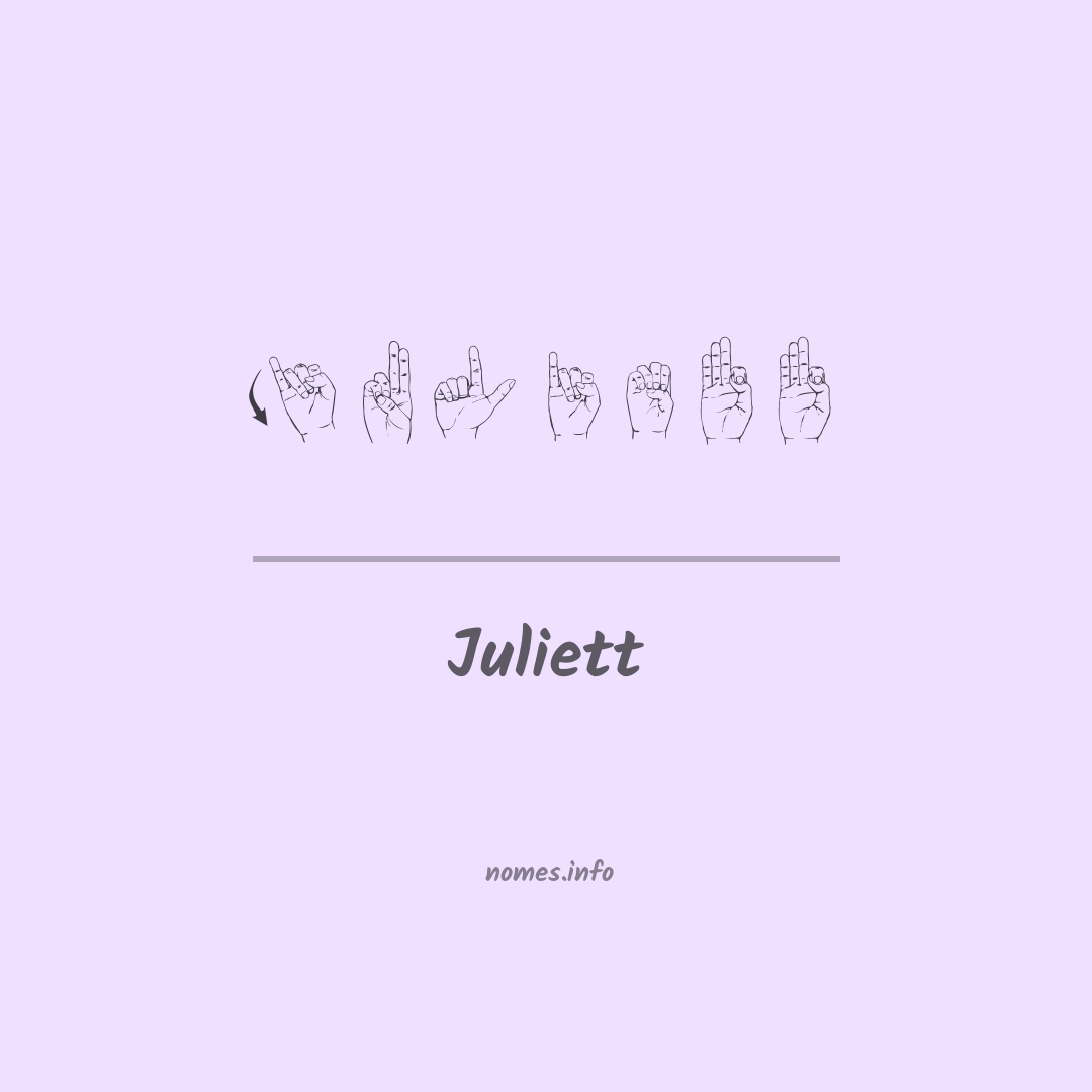 Juliett em Libras