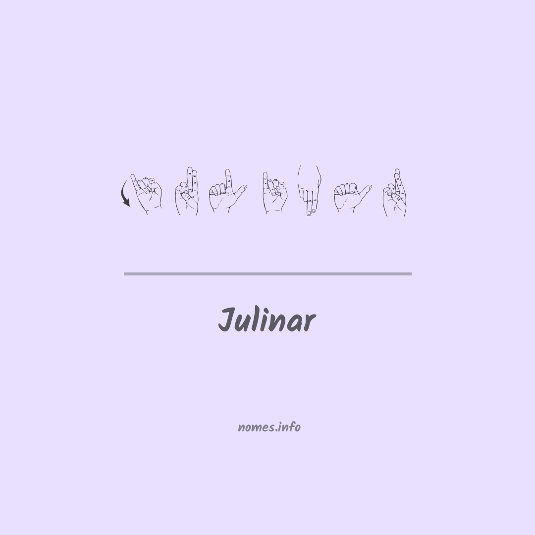 Julinar em Libras