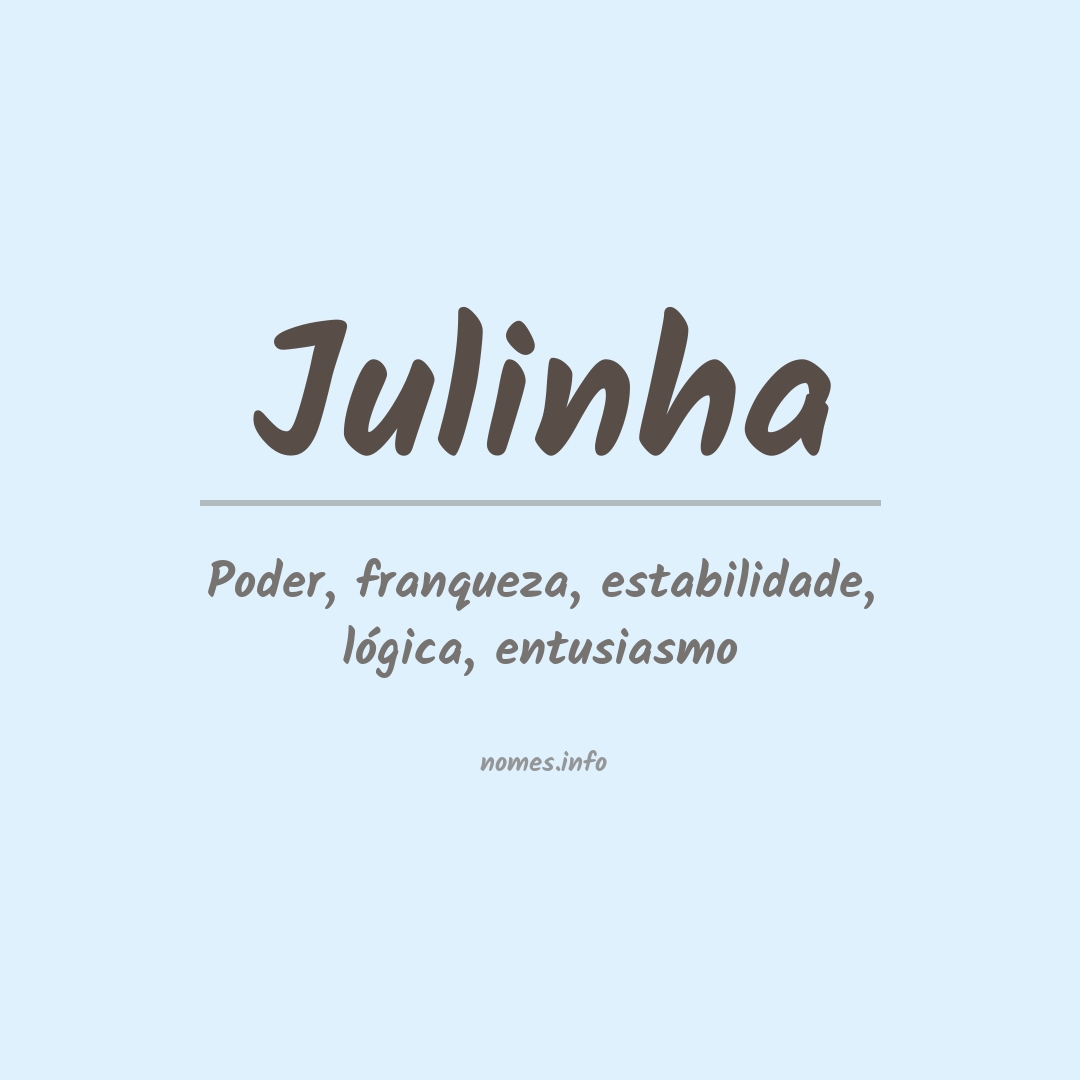 Significado do nome Julinha