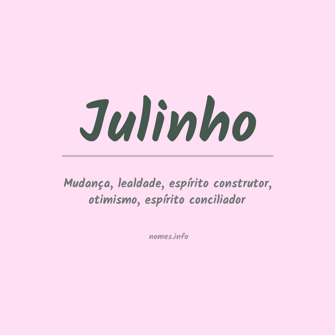 Significado do nome Julinho