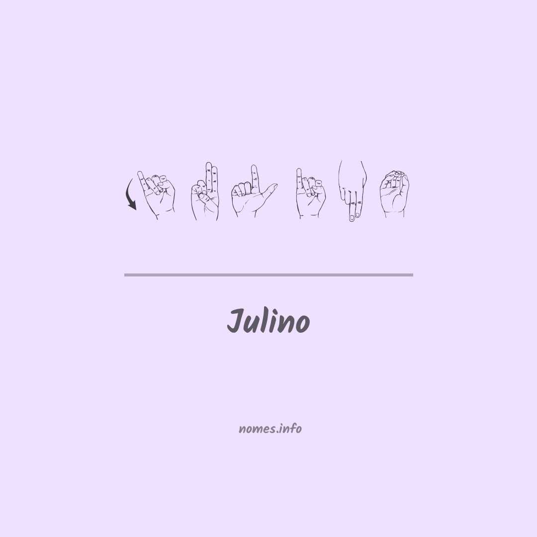 Julino em Libras