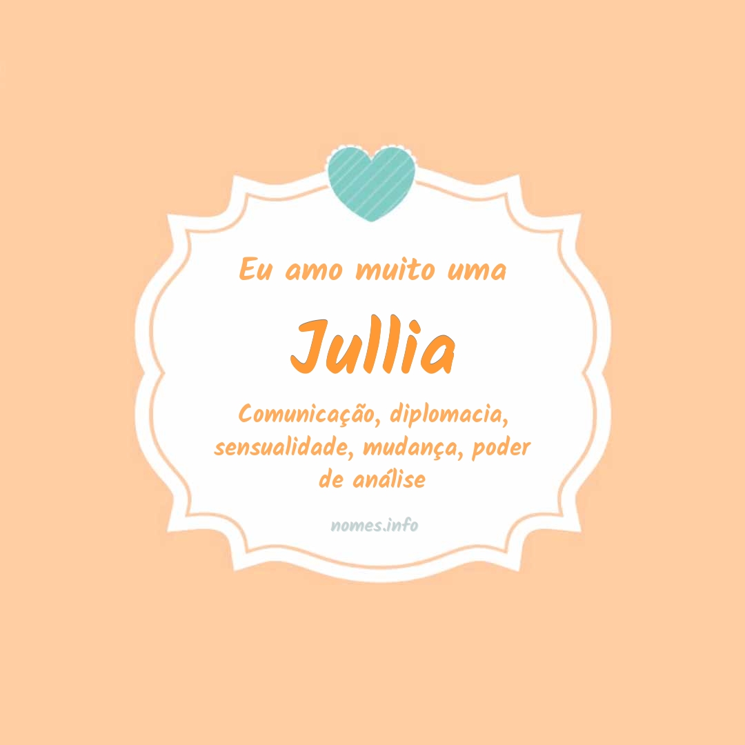 Eu amo muito Jullia