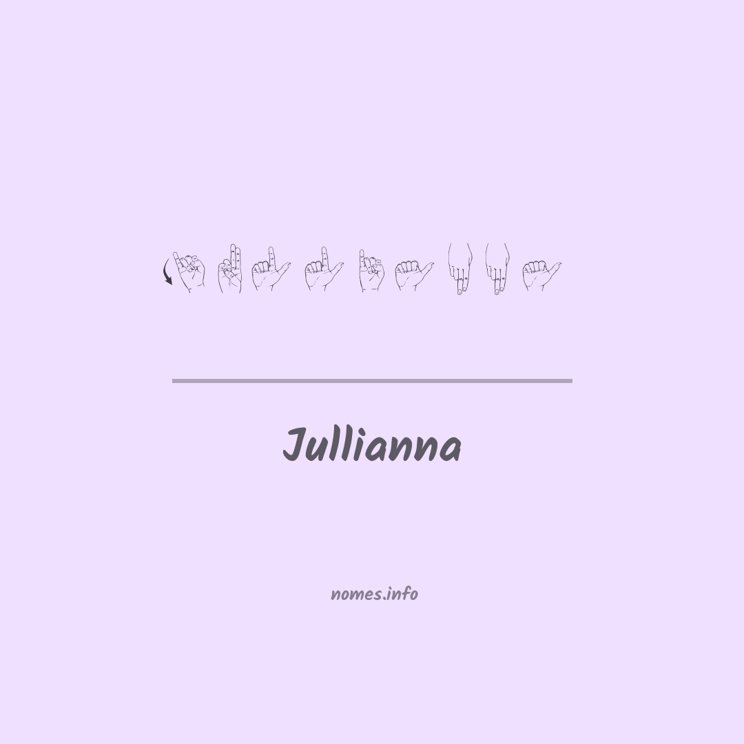 Jullianna em Libras