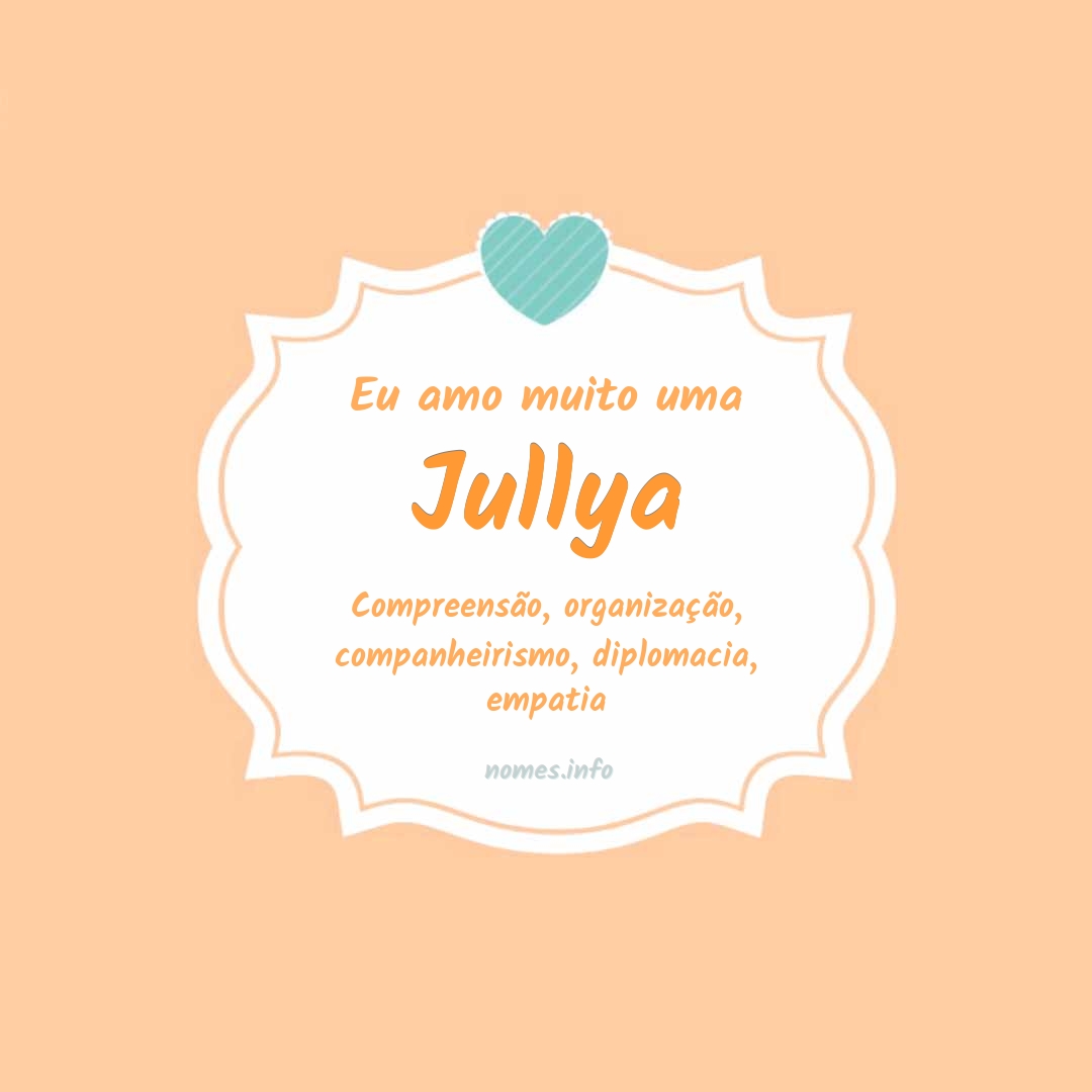 Eu amo muito Jullya