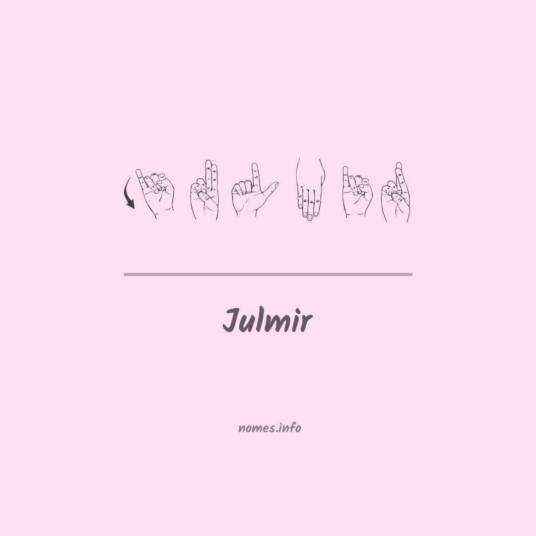 Julmir em Libras