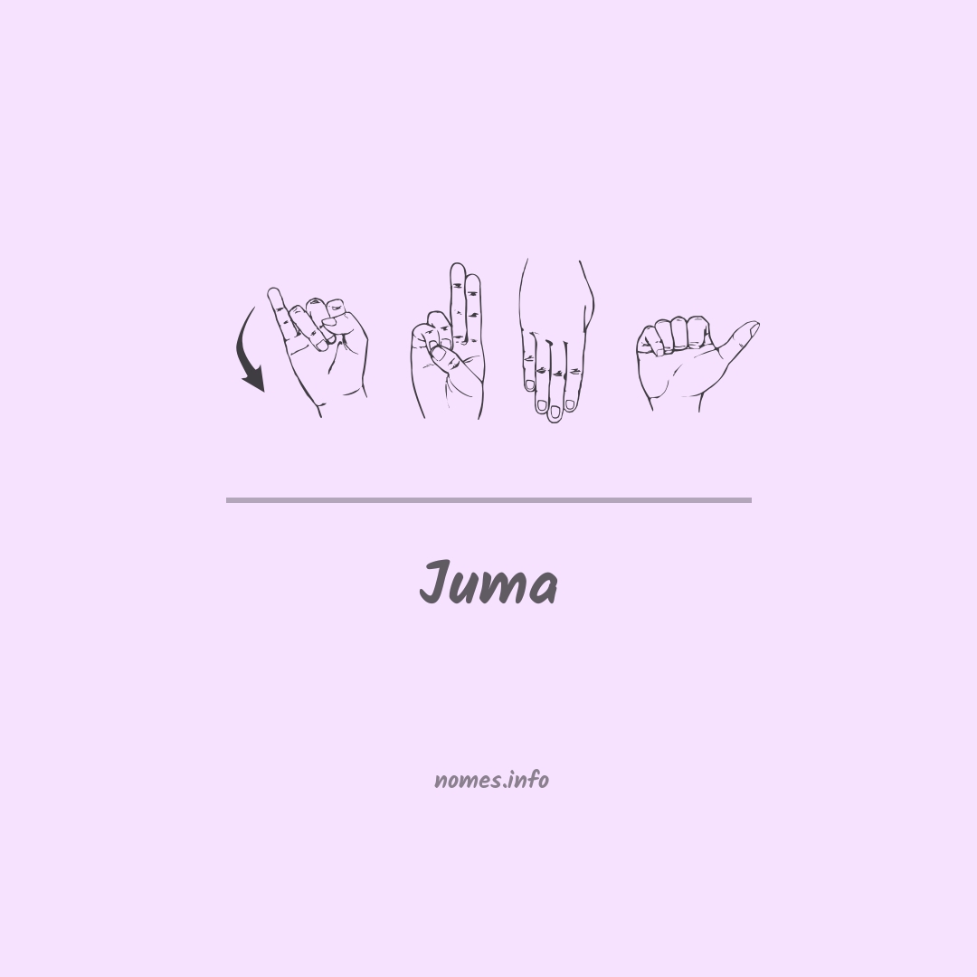 Juma em Libras