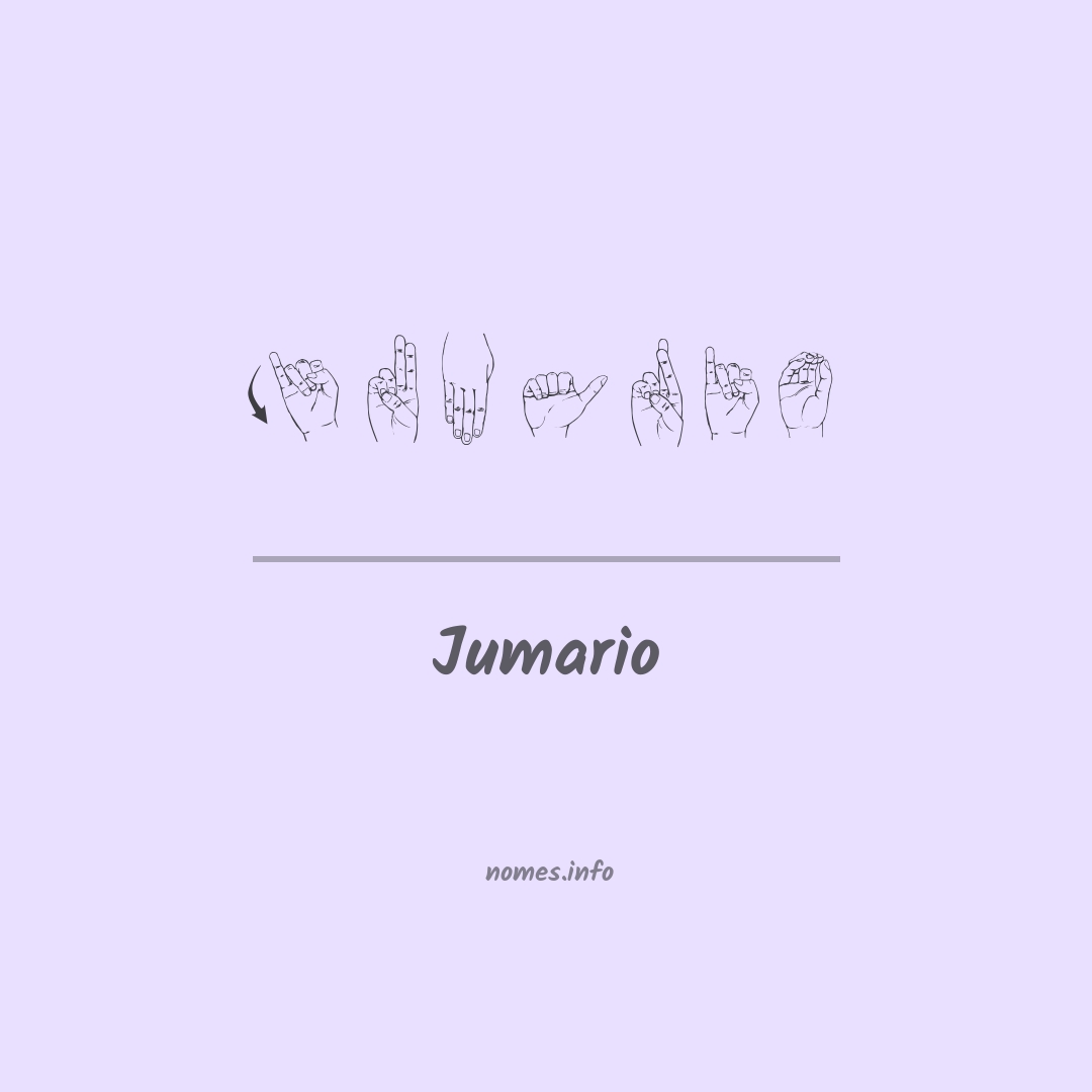 Jumario em Libras