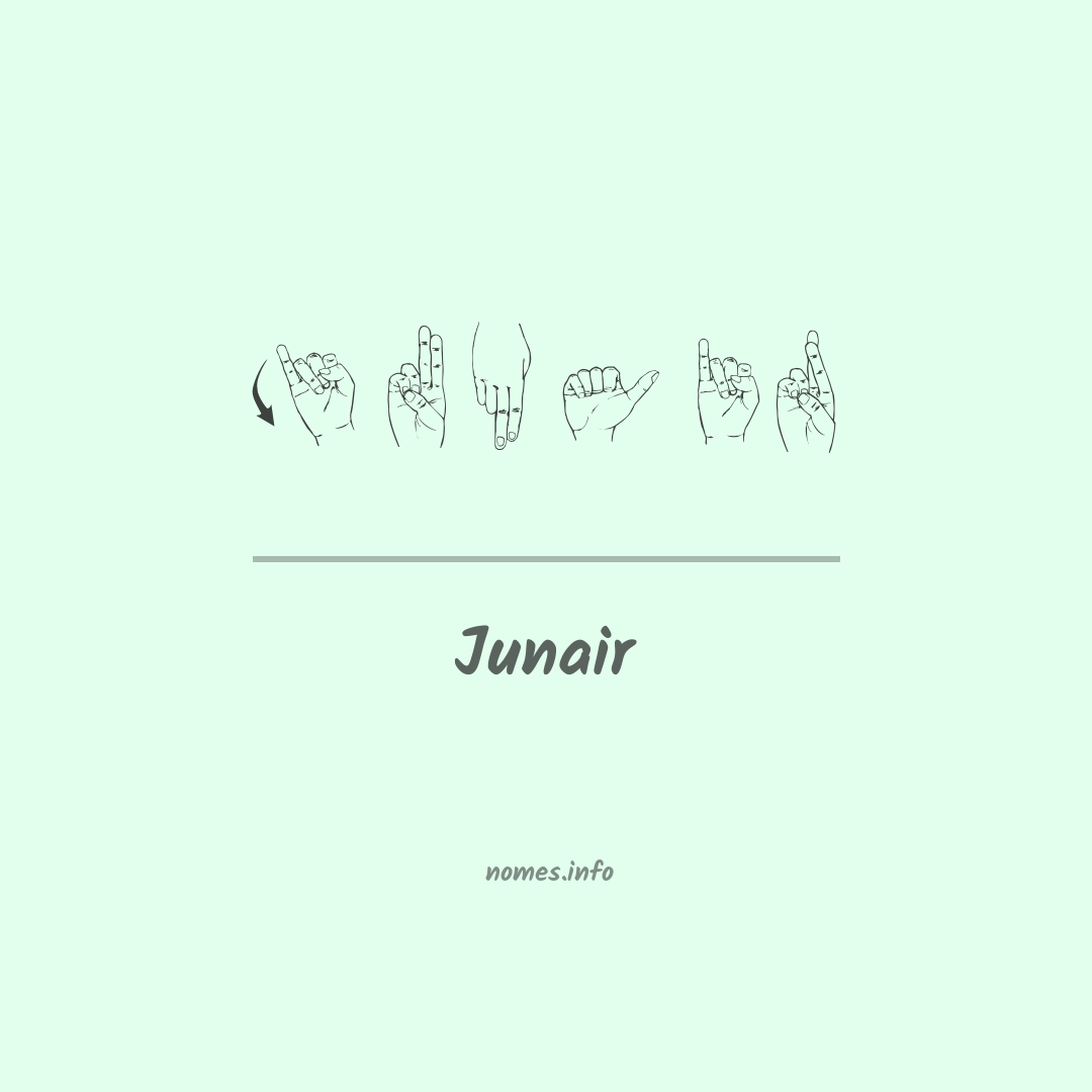 Junair em Libras