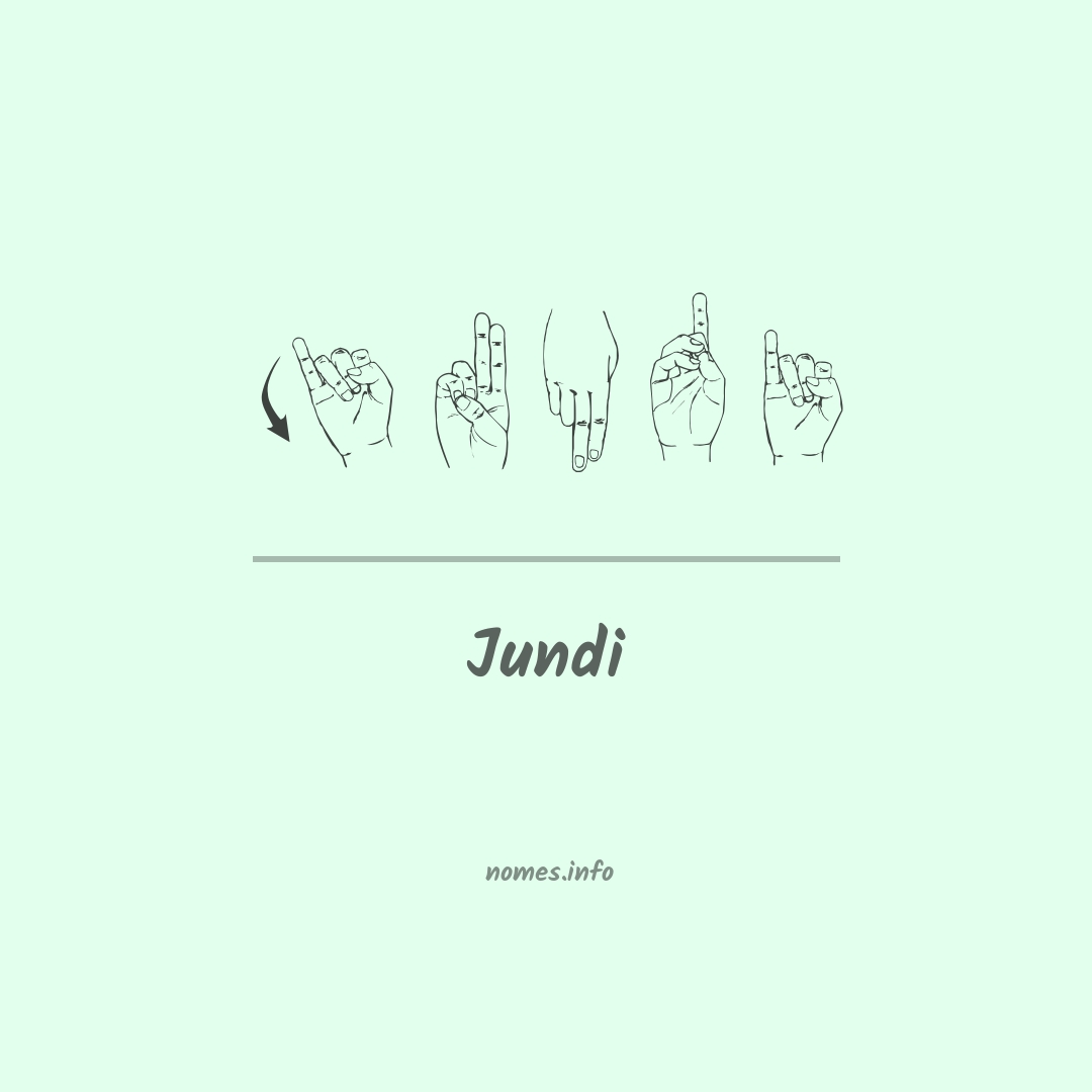 Jundi em Libras