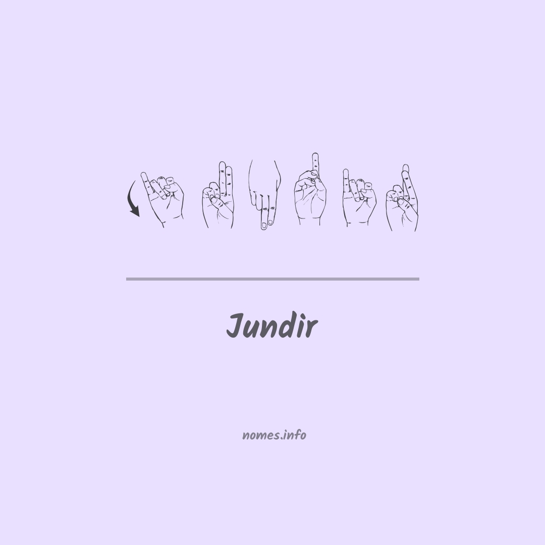 Jundir em Libras