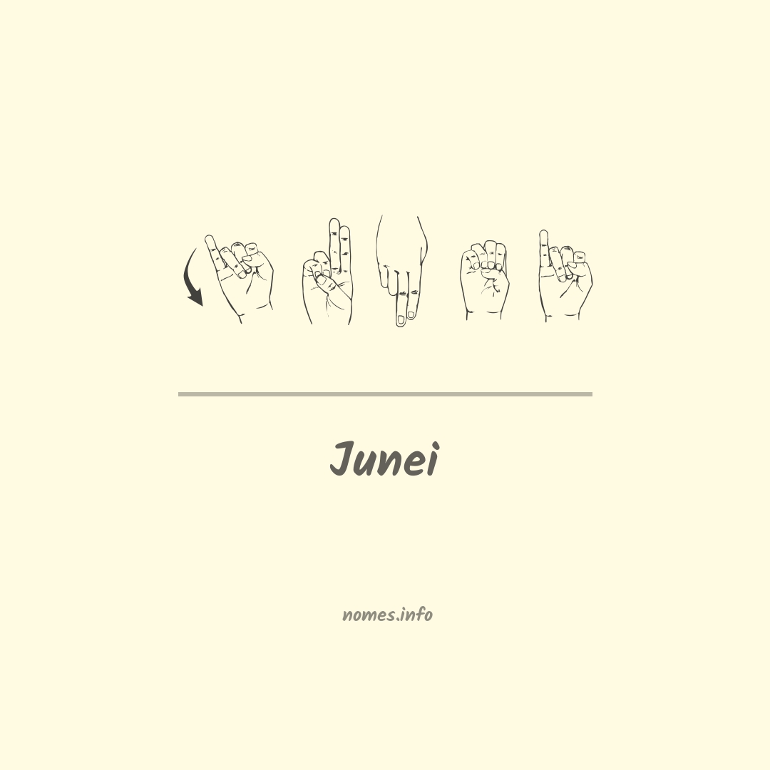 Junei em Libras