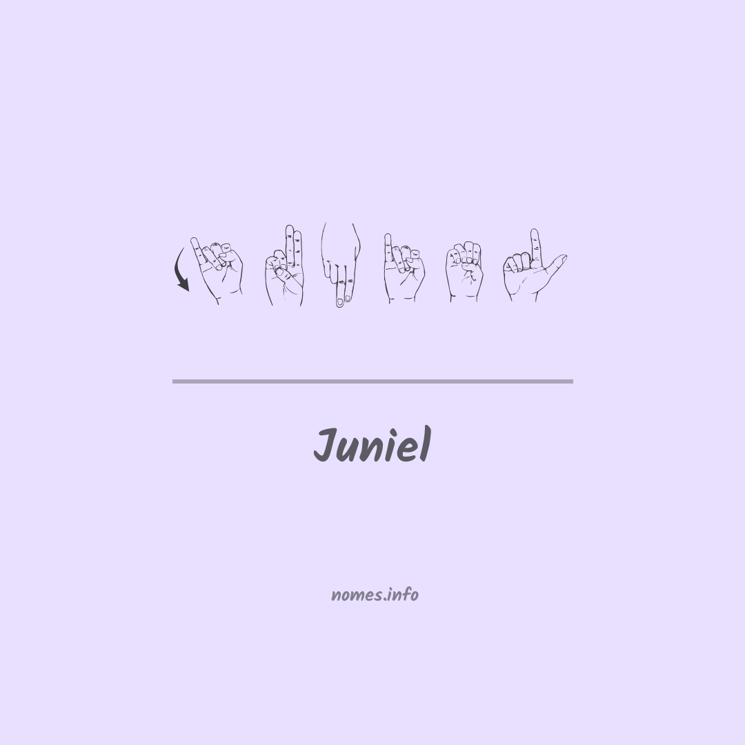 Juniel em Libras