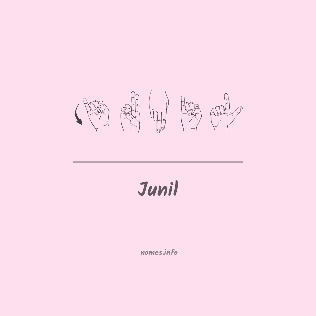Junil em Libras