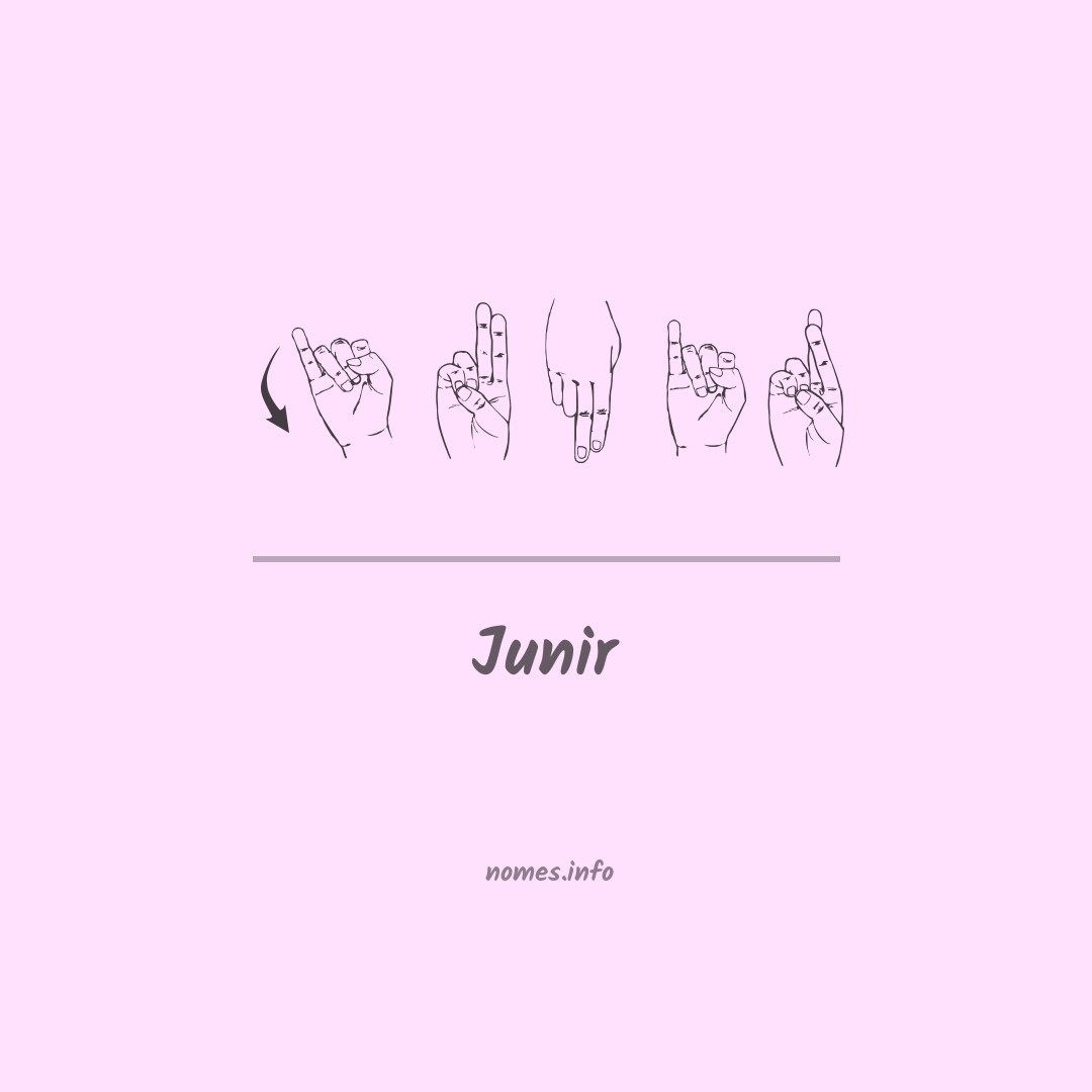 Junir em Libras