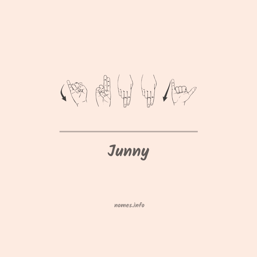 Junny em Libras