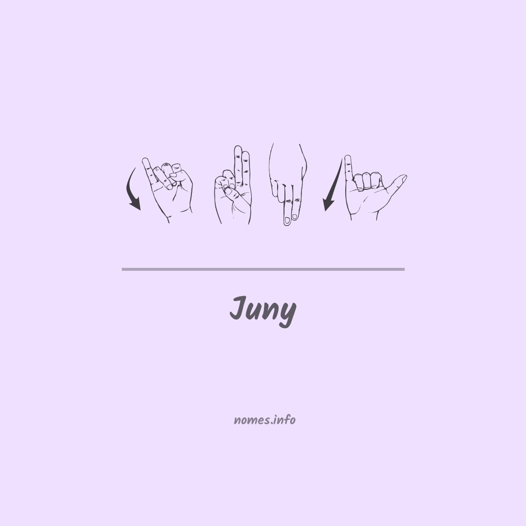 Juny em Libras