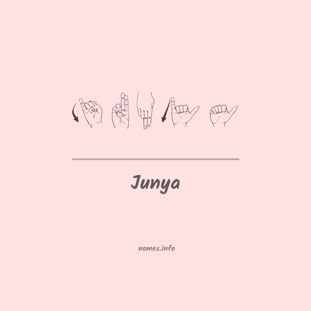 Junya em Libras