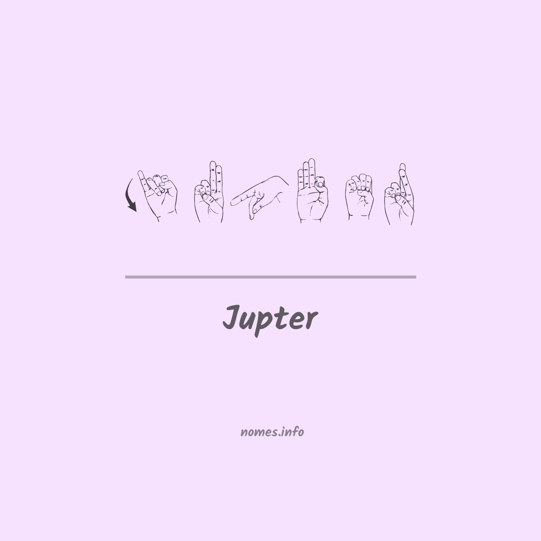 Jupter em Libras