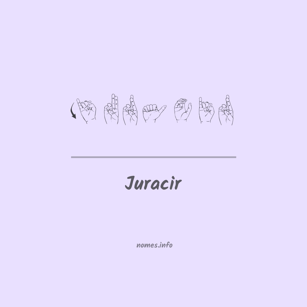 Juracir em Libras