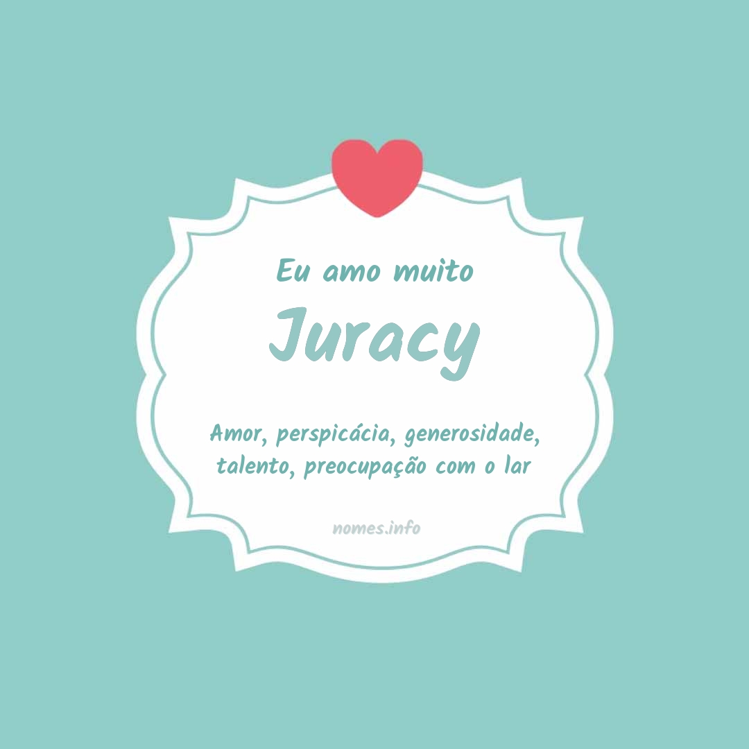Eu amo muito Juracy