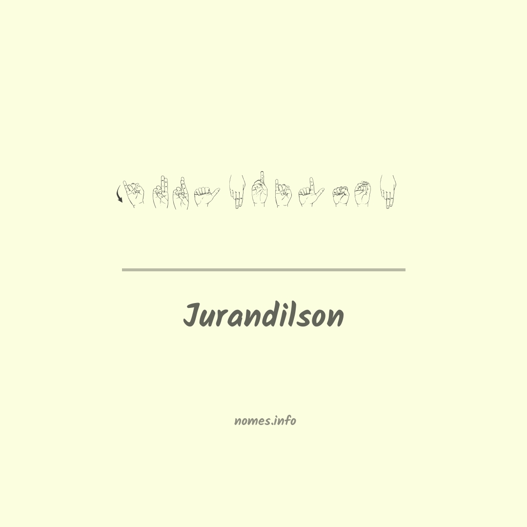 Jurandilson em Libras