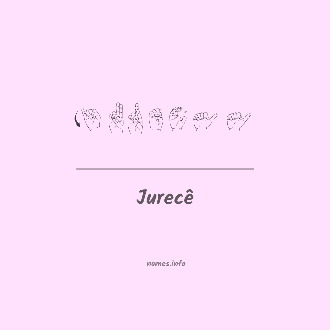 Jurecê em Libras