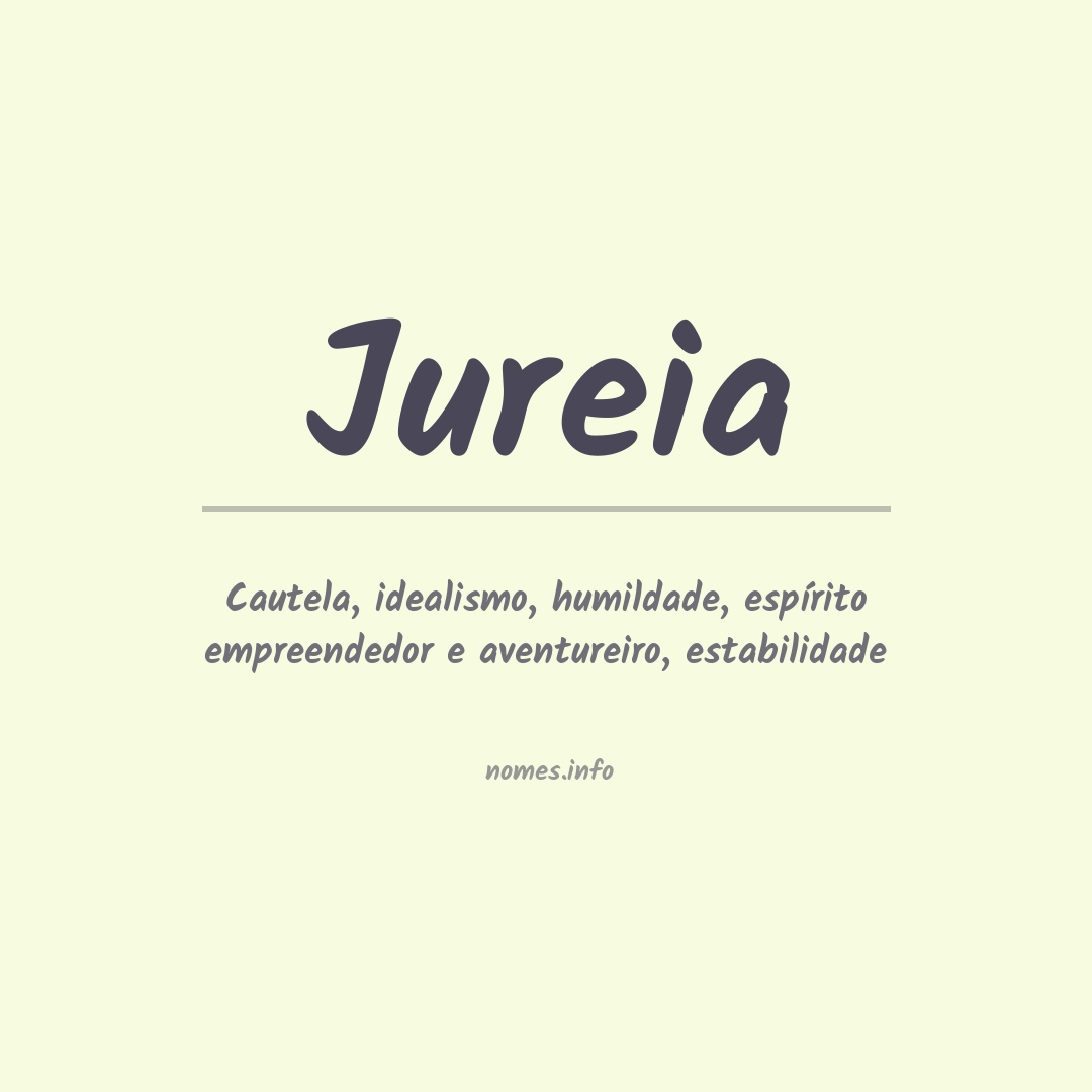 Significado do nome Jureia
