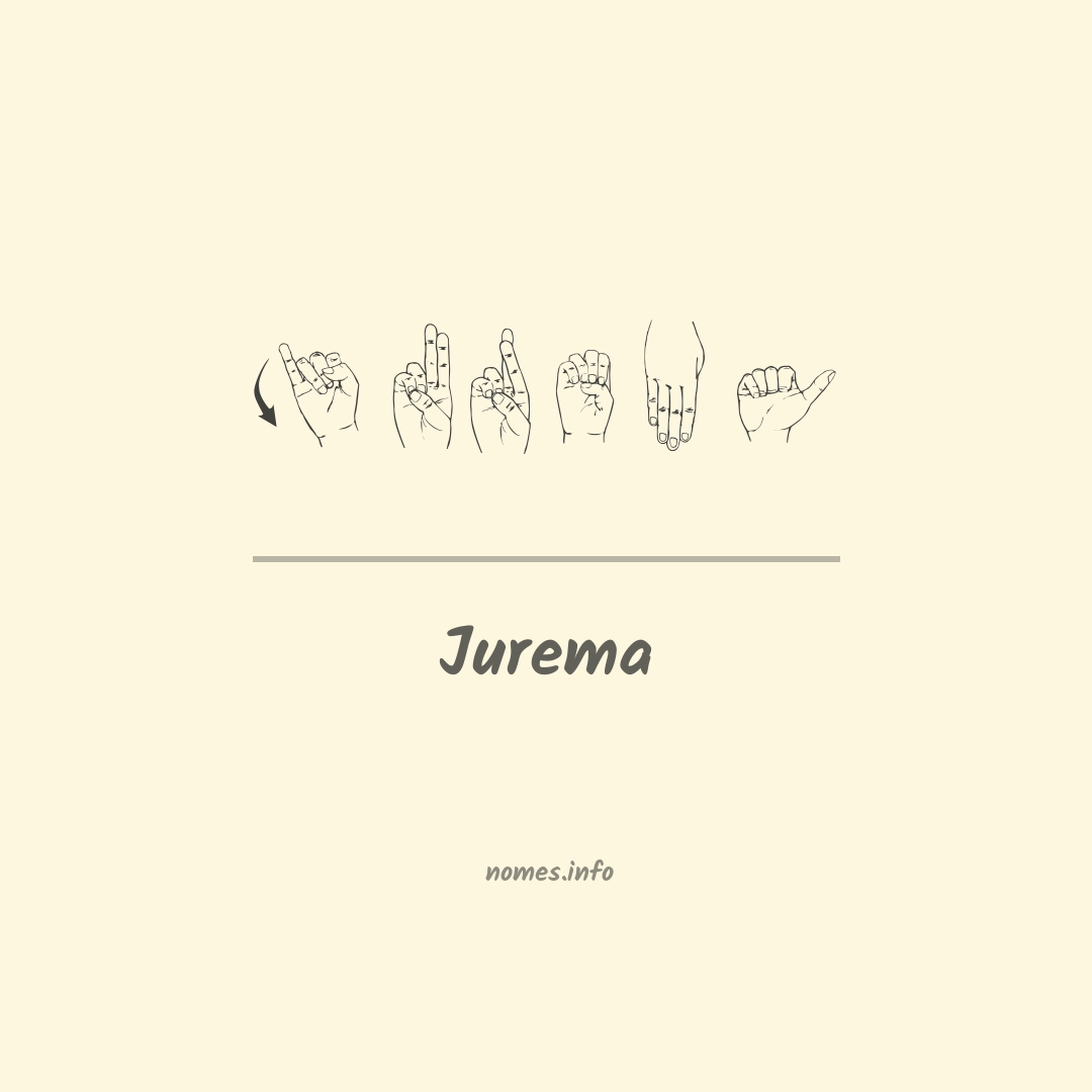 Jurema em Libras