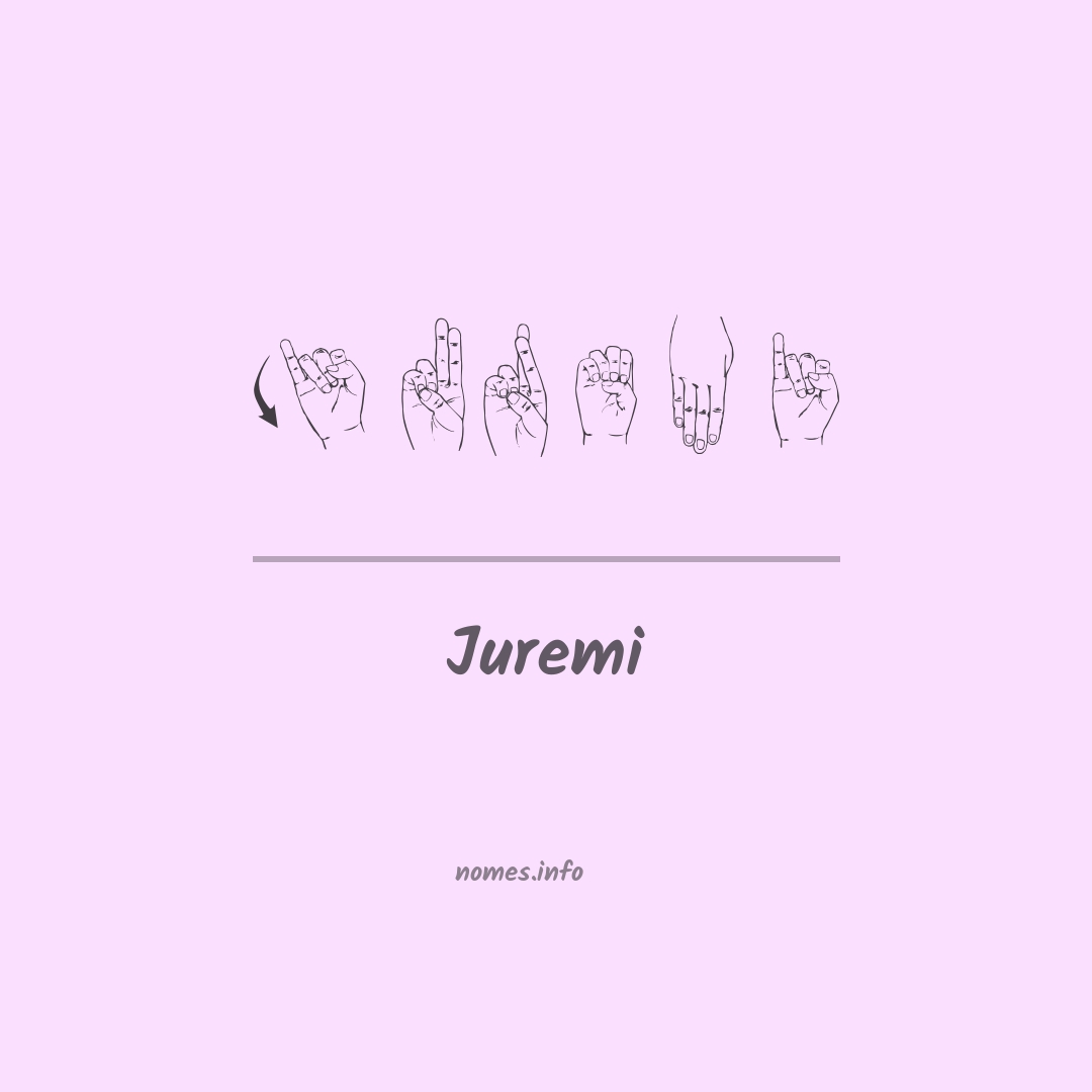 Juremi em Libras