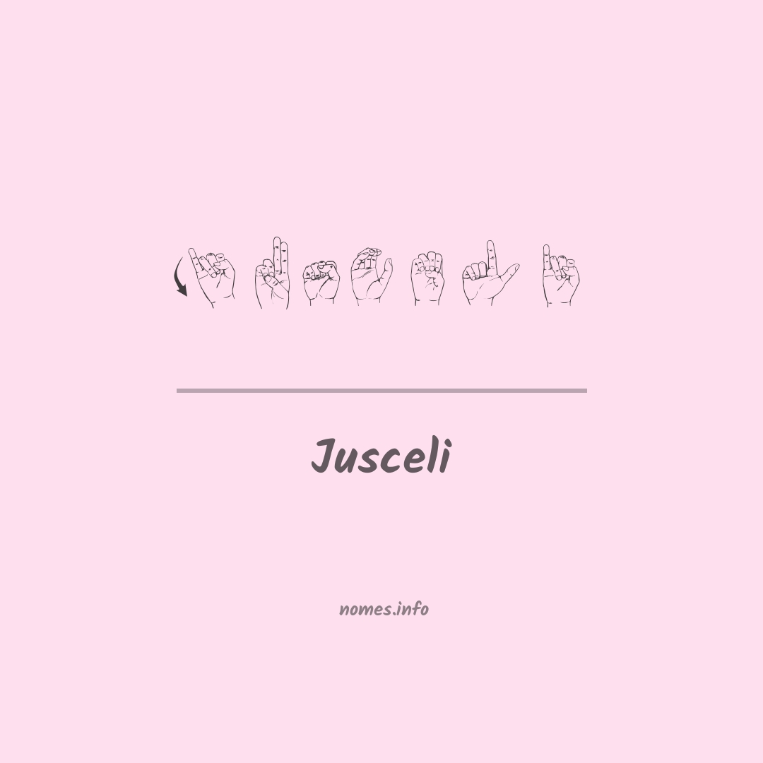 Jusceli em Libras