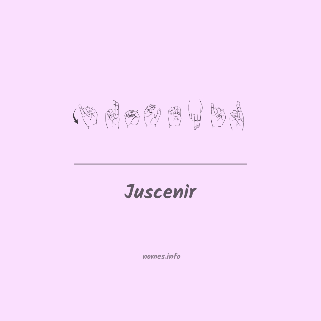 Juscenir em Libras