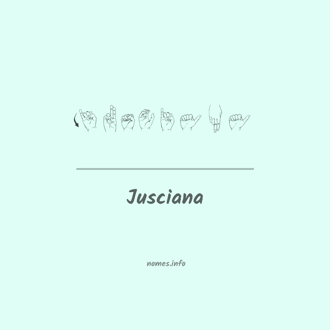 Jusciana em Libras