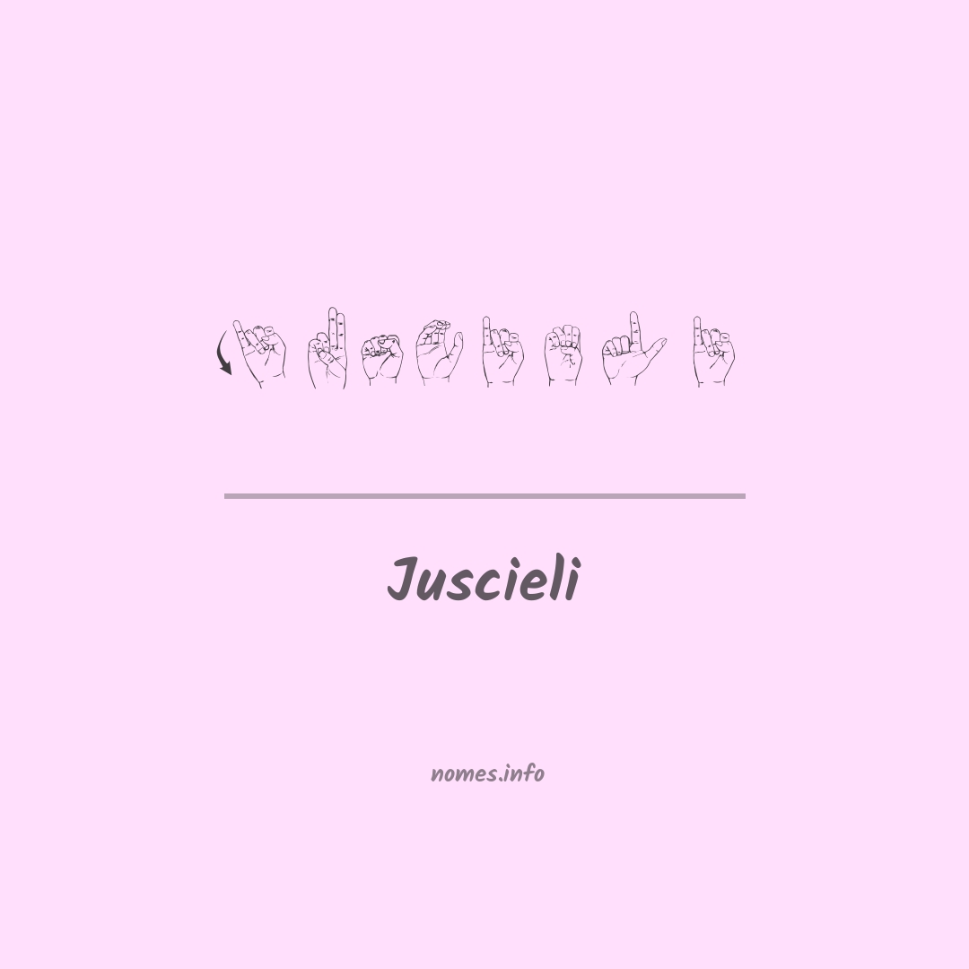 Juscieli em Libras