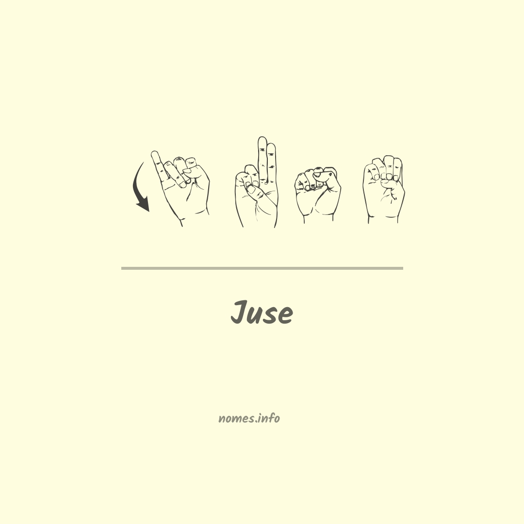 Juse em Libras