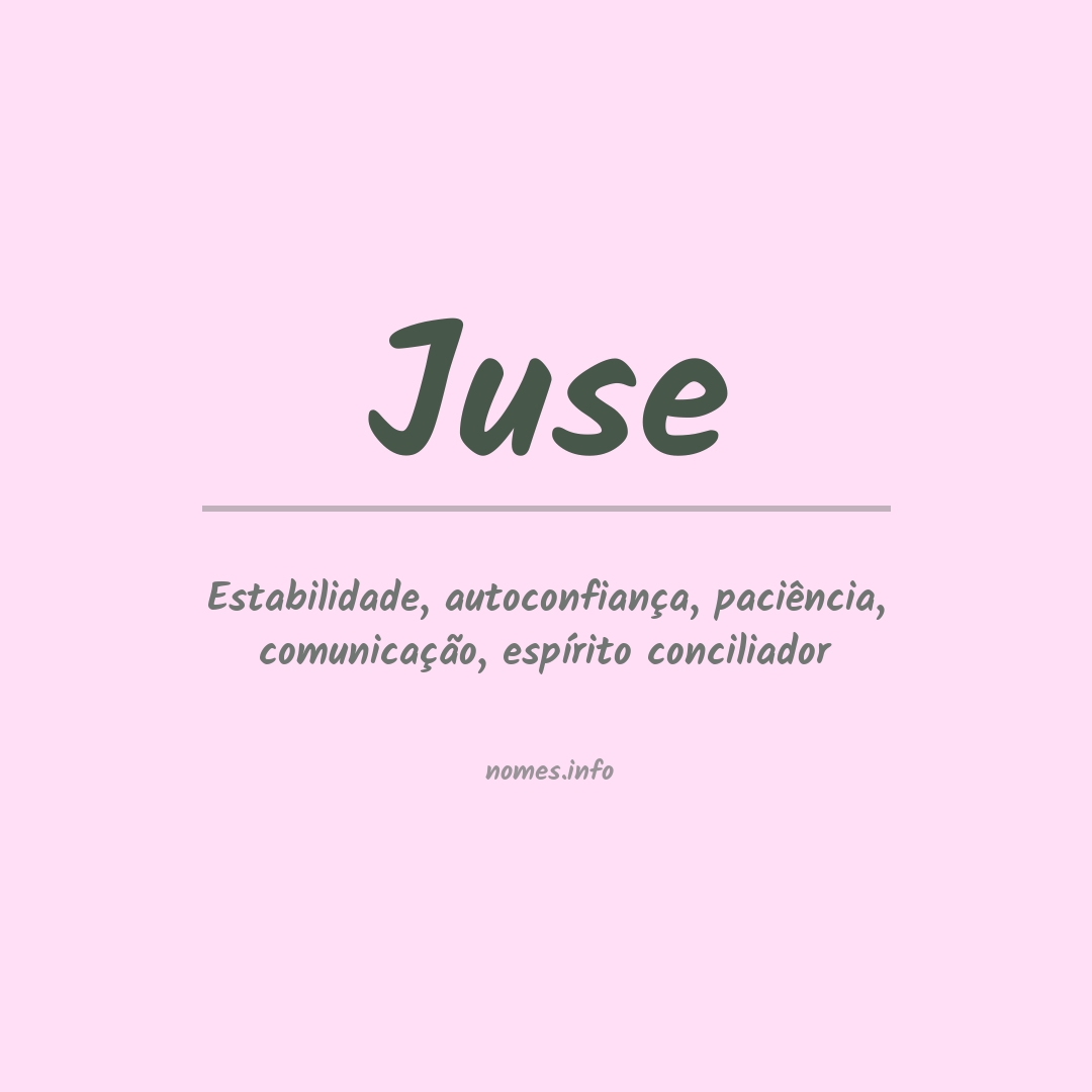Significado do nome Juse